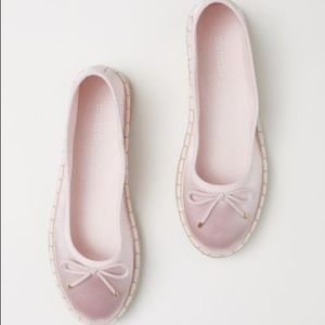 H&M Satin Espadrilles Ballet Flats